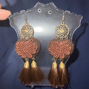 Handmade Mexican earrings aretes artesanales